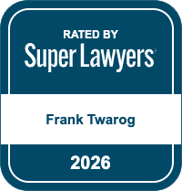 Rated by Super Lawyers | Frank Twarog | 2026